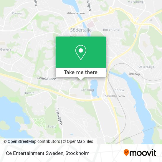 Ce Entertainment Sweden map