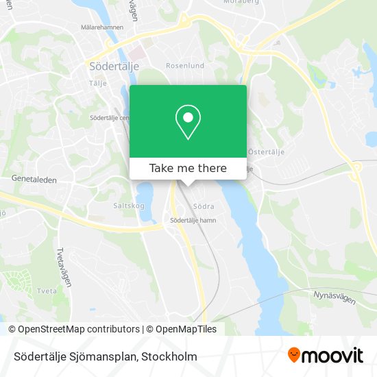 Södertälje Sjömansplan map