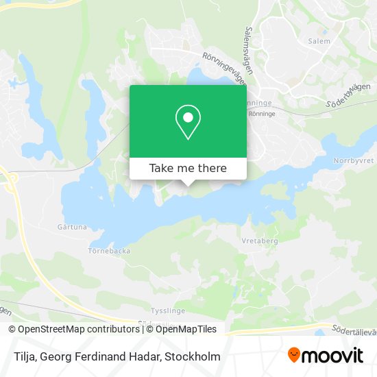 Tilja, Georg Ferdinand Hadar map