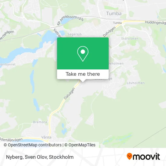 Nyberg, Sven Olov map