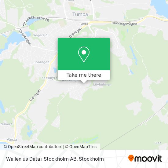 Wallenius Data i Stockholm AB map