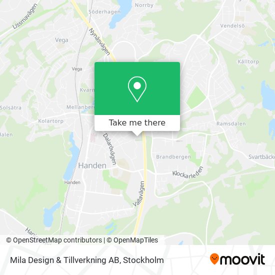 Mila Design & Tillverkning AB map