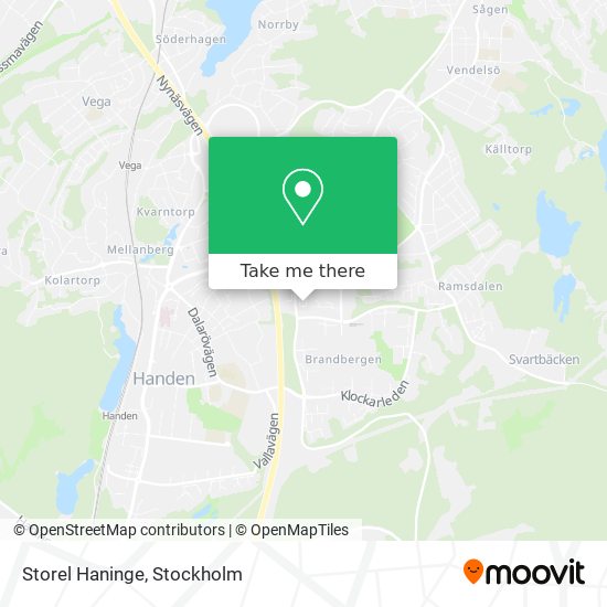 Storel Haninge map