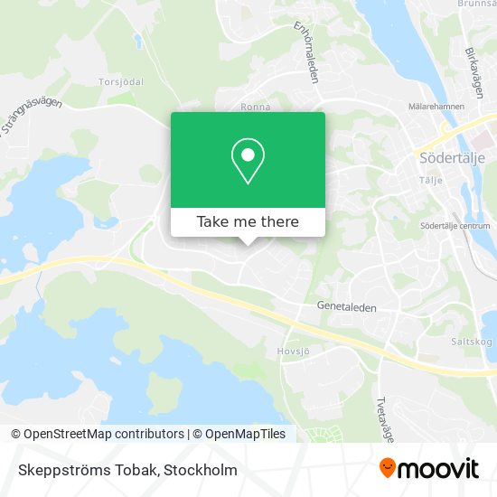 Skeppströms Tobak map