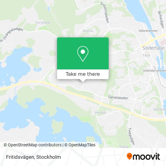 Fritidsvägen map