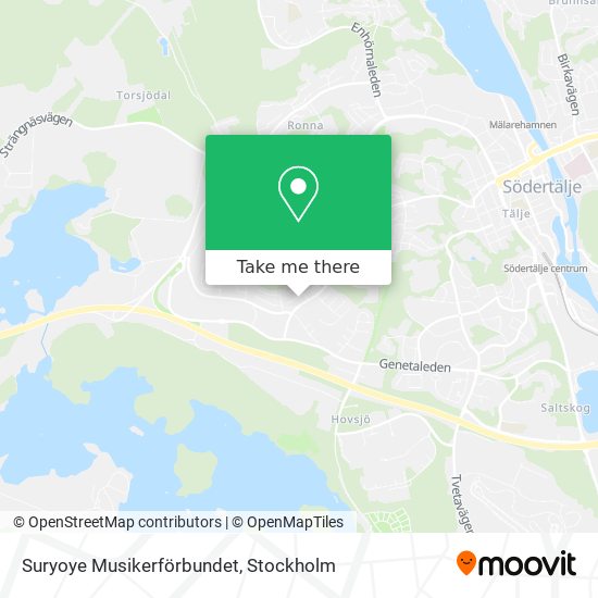 Suryoye Musikerförbundet map