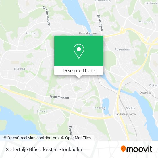 Södertälje Blåsorkester map