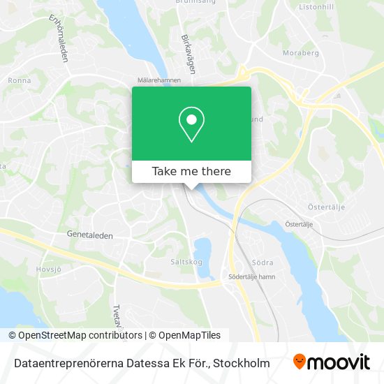 Dataentreprenörerna Datessa Ek För. map