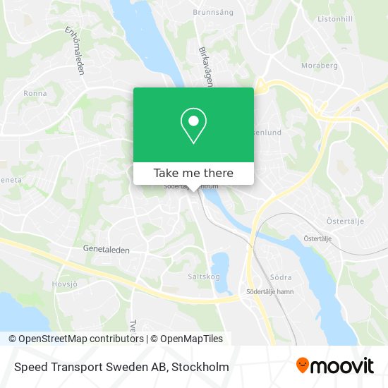 Speed Transport Sweden AB map