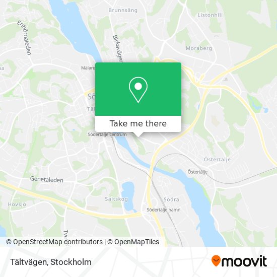 Tältvägen map