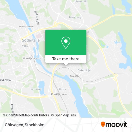 Gökvägen map