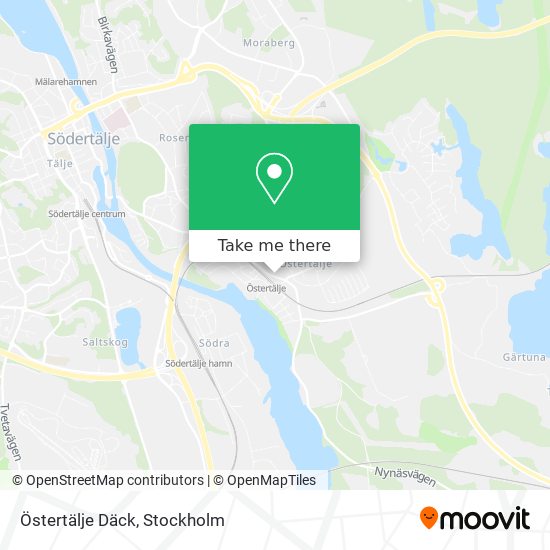 Östertälje Däck map