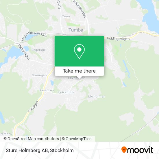 Sture Holmberg AB map