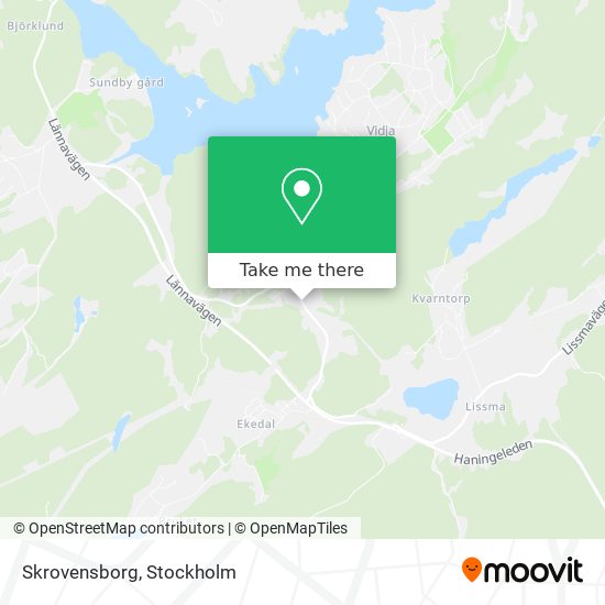 Skrovensborg map