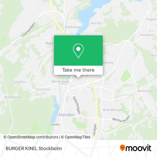 BURGER KING map