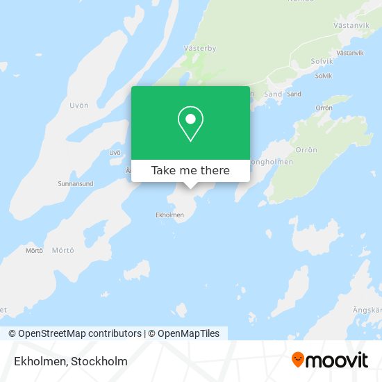 Ekholmen map