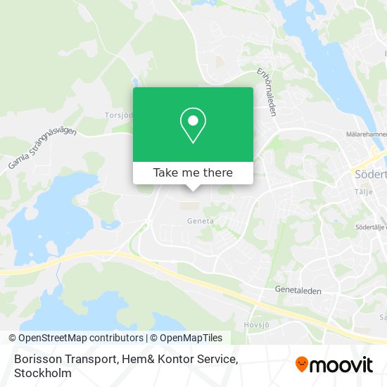 Borisson Transport, Hem& Kontor Service map