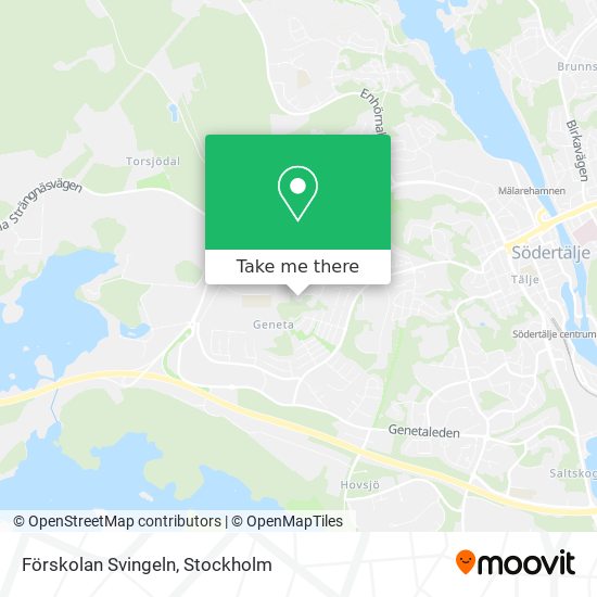 Förskolan Svingeln map