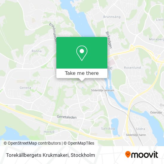 Torekällbergets Krukmakeri map