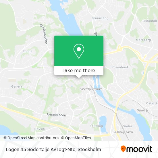 Logen 45 Södertälje Av Iogt-Nto map