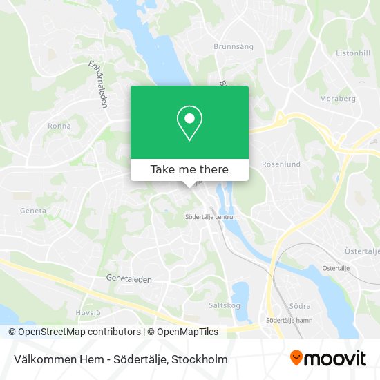 Välkommen Hem - Södertälje map