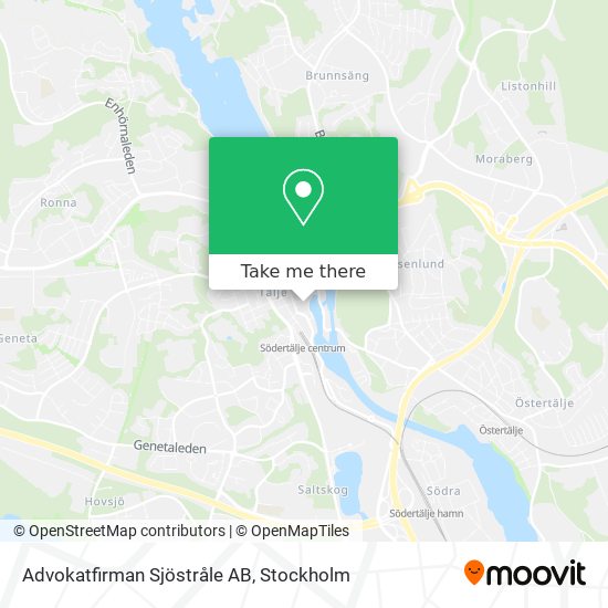 Advokatfirman Sjöstråle AB map