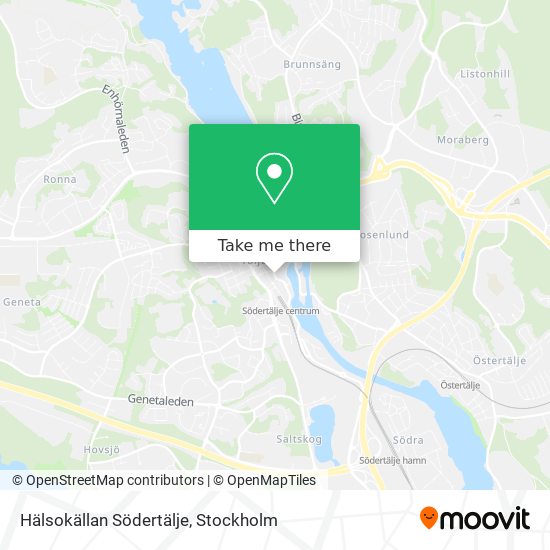 Hälsokällan Södertälje map