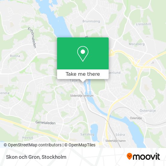 Skon och Gron map