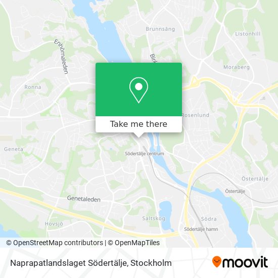 Naprapatlandslaget Södertälje map