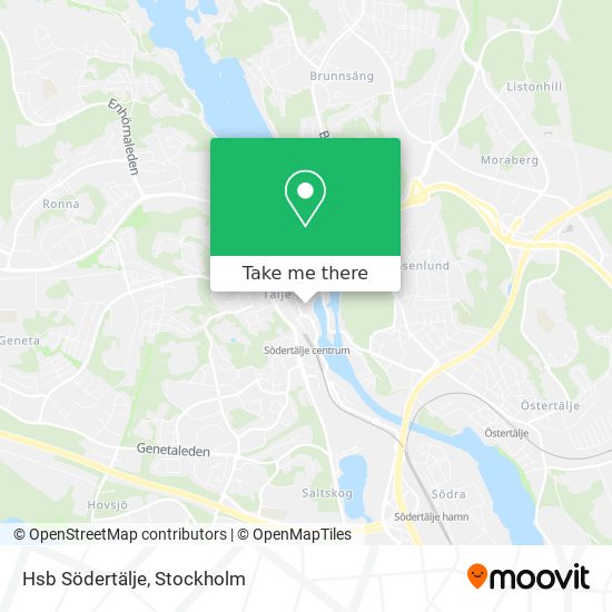 Hsb Södertälje map