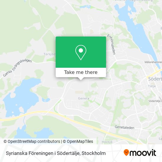 Syrianska Föreningen i Södertälje map
