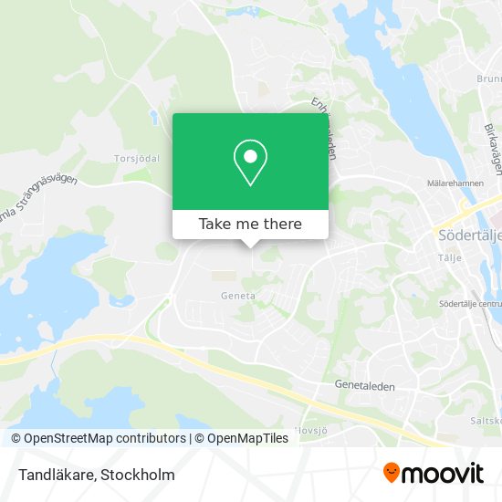 Tandläkare map