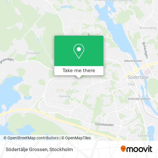 Södertälje Grossen map