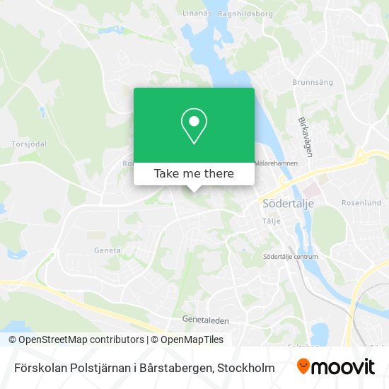 Förskolan Polstjärnan i Bårstabergen map