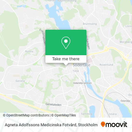 Agneta Adolfssons Medicinska Fotvård map