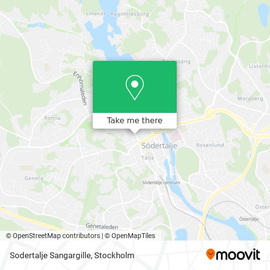 Sodertalje Sangargille map