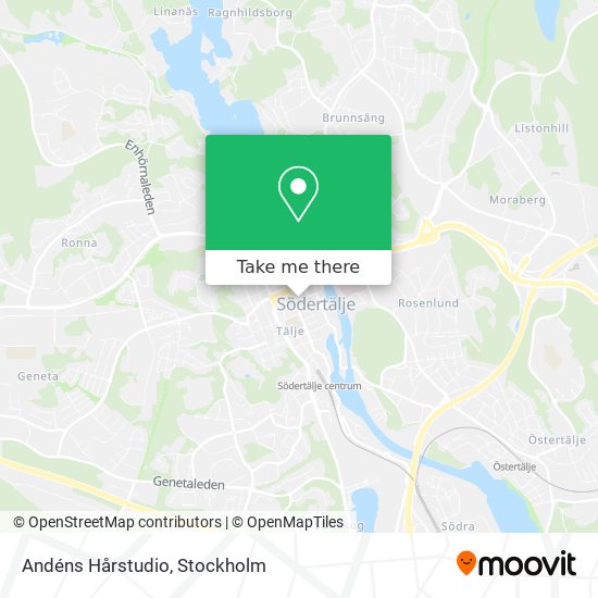 Andéns Hårstudio map