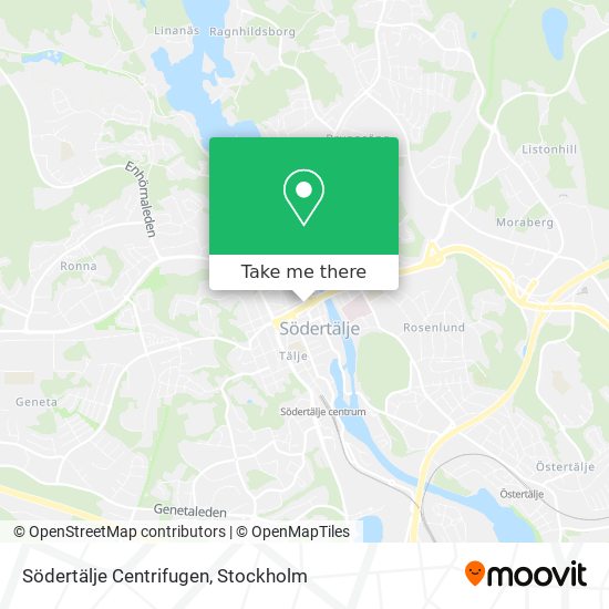 Södertälje Centrifugen map