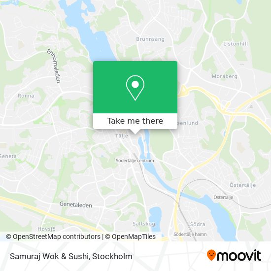 Samuraj Wok & Sushi map