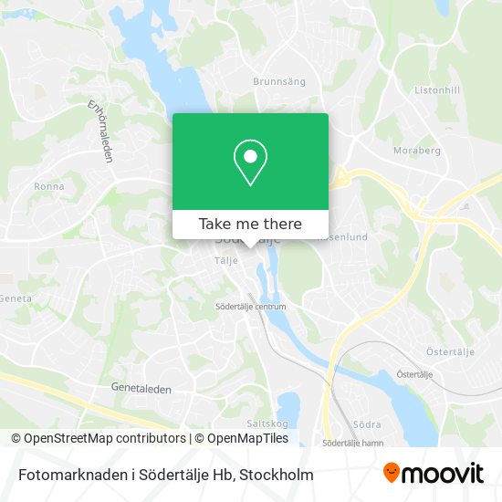 Fotomarknaden i Södertälje Hb map