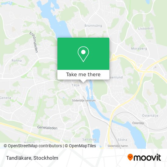 Tandläkare map