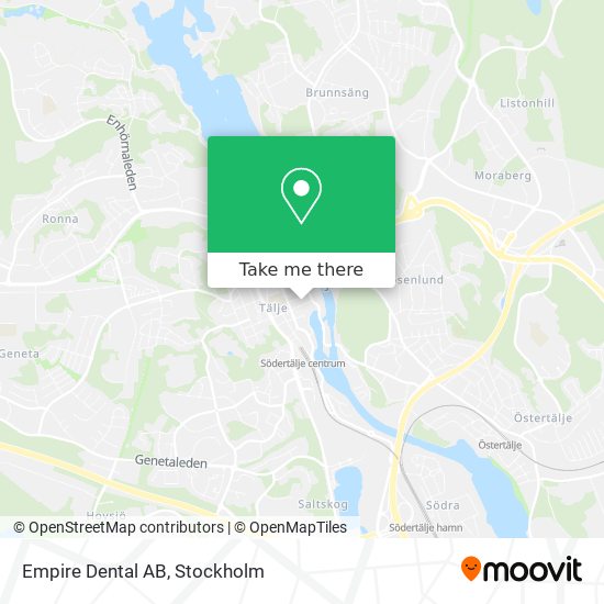 Empire Dental AB map