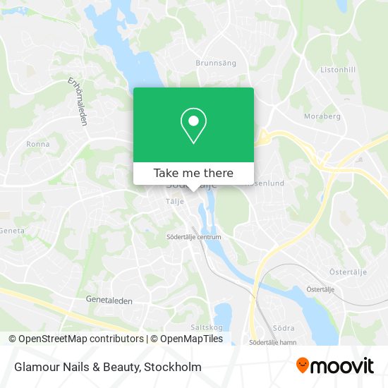 Glamour Nails & Beauty map