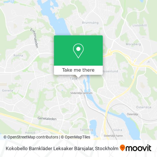 Kokobello Barnkläder Leksaker Bärsjalar map