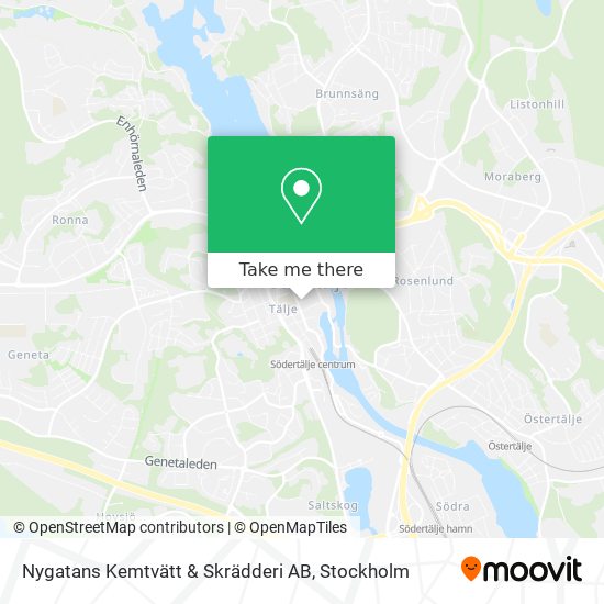 Nygatans Kemtvätt & Skrädderi AB map