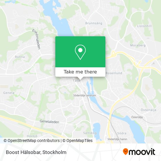 Boost Hälsobar map