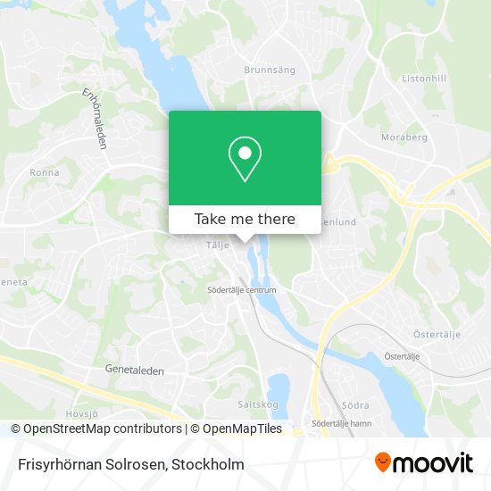 Frisyrhörnan Solrosen map