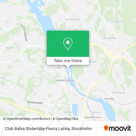 Club Bahia Södertälje-Fiesta Latina map