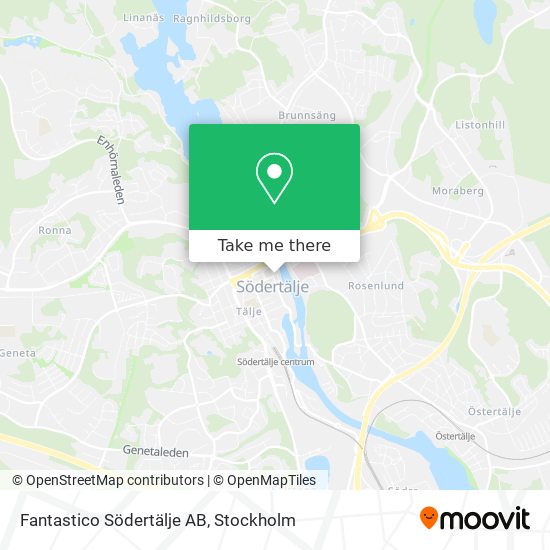 Fantastico Södertälje AB map