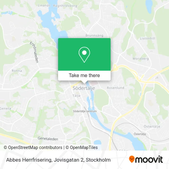 Abbes Herrfrisering, Jovisgatan 2 map